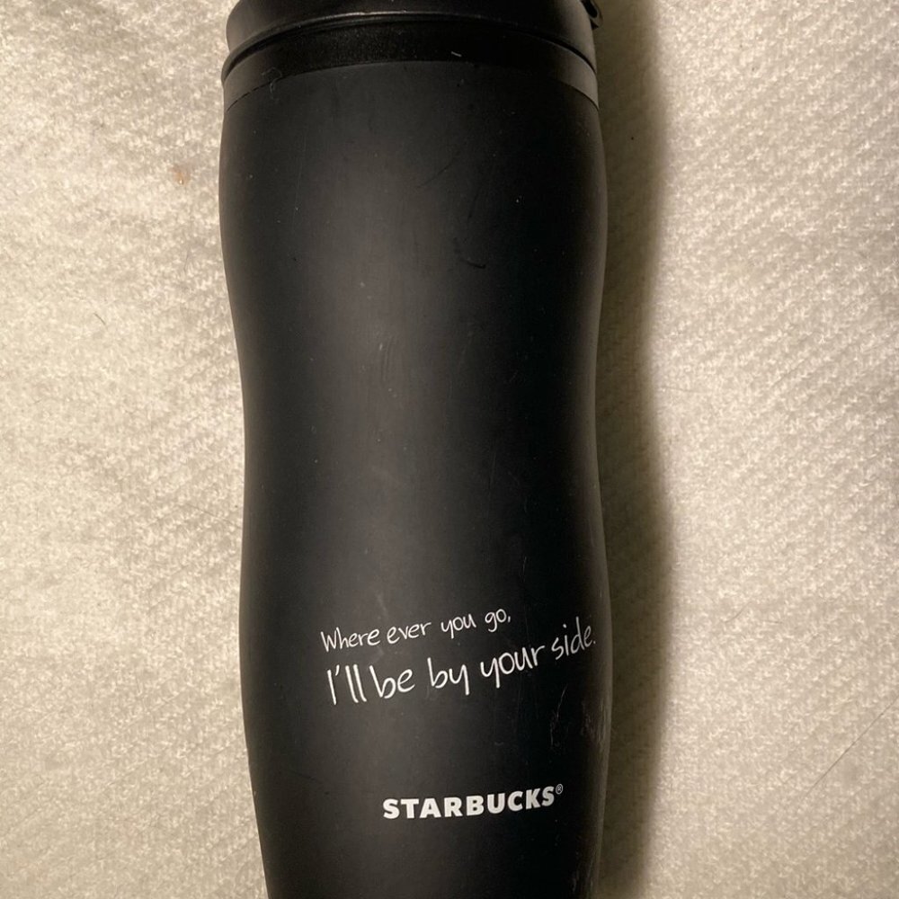 STARBUCKS “I’ll be by your side” To Go Travel Mug Cup Tumbler Rare